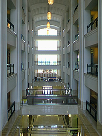 Inside the Illinois State Library.
