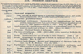 Figure 1: List of Series and Monograph Titles in SuDoc Order.