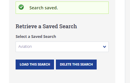 exchange tip retrieved saved search