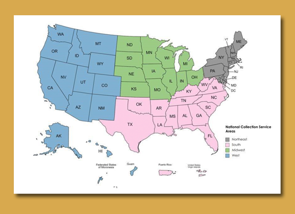 NCSA Map