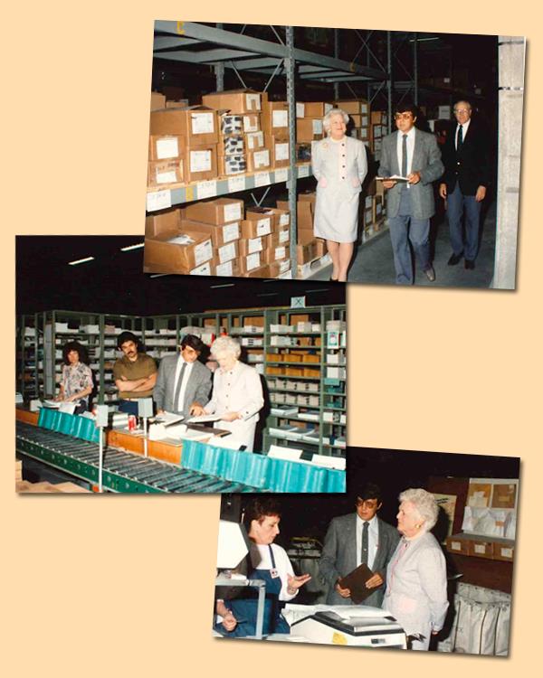 1991 Barbara Bush GPO Visit