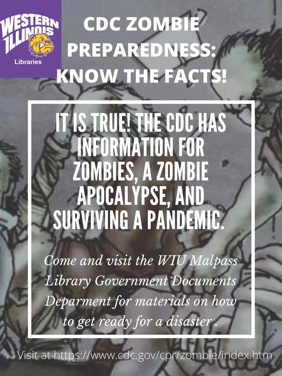 CDC Zombie Preparedness: Know the Facts!