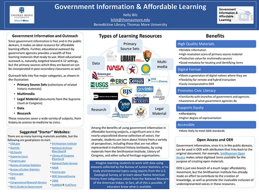 Government Information and Affordable Learning