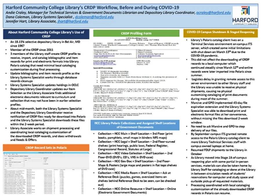 HCC CRDP Workflow poster image