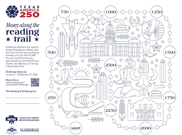 The Texas State Library and Archives Commission: America 250 Celebrations